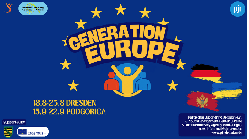 Generation Europe – Jugendbegegnung zwischen Deutschland, Montenegro und der Ukraine Generation Europe – Jugendbegegnung zwischen Deutschland, Montenegro und der Ukraine